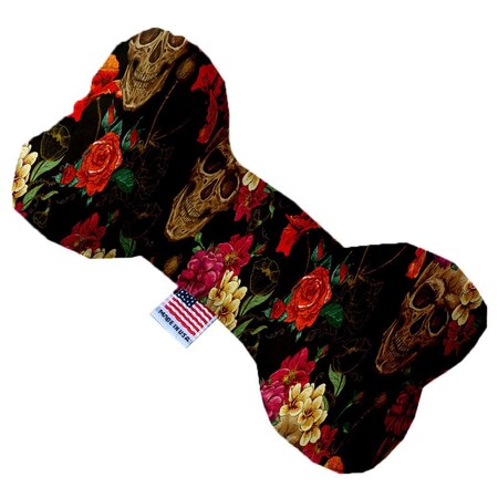 Mirage Pet Products Tropical Skulls 8 in. Stuffing Free Bone Dog Toy 1339-SFTYBN8